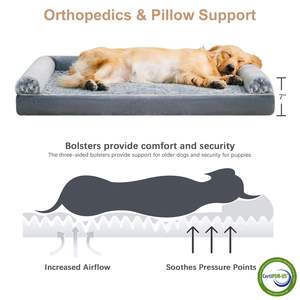 Camas para Perros Grandes, Cama Ortopédica para Perros Medianos y Grandes, Cama Impermeable para Mascotas con Funda Extraíble y Lavable - Product Image 4