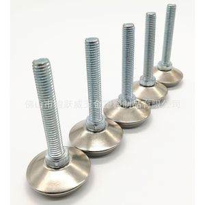 Patas Ajustables para Muebles Junyuewei, 35 mm de Diámetro, Almohadilla Elevadora con Tornillo, Hierro Plateado, Estilo Moderno y Simple - Product Image 2