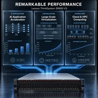 Offre Spéciale : Serveur Rackable 2U Lenovo ThinkSystem SR650 V3 avec Double Processeur Intel Xeon, TruDDR5 5600MHz, 36x NVMe pour Virtualisation et Cloud