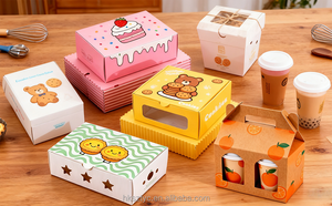 Factory Direct Custom Size Food Cartons with Your Logo Print Biodegradable Fast Food Delivery Boxes - Product Image 6