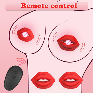 Hot Couples Toy <b>Remote</b> <b>Control</b> Breast <b>Vibrators</b> with Silicone Nipple Suction and Boobs Nipple Clamps Sex Toys - Product Image 3
