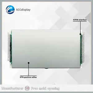 Chi phí cao hiệu suất sjxdgw013 HTN tích cực xe máy LCD New produec tùy chỉnh LCD hiển thị 7 đoạn màn hình LCD