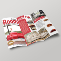 Layanan cetak kustom A6 Leaflet Booklet Glossy kardus Flyers 300g A5 brosur Pamphlets bisnis selebaran iklan