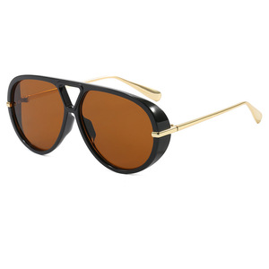 Pilot <b>Sunglasses</b> Men Full Rim <b>Gradient</b> Lenses UV400 Casual Style 2025 - Product Image 2