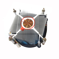 Dissipateur thermique en cuivre avec ventilateur silencieux pour ordinateur de bureau Intel Core i3 i5 LGA1150 1151 1155 1156 115X 1200