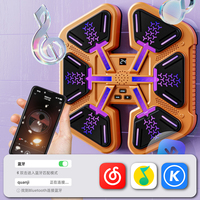 2025 enfants Intelligent lumière LED musique battre boxe Machine d'entraînement mural en plastique Hit cible boxe jeu Machine à vendre