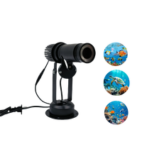 Lampe d'Ambiance Salle Sensorielle Projecteur Rotatif LED Effet Océan pour Enfants Autistes, Jouet Lumineux Interactif pour Aire de Jeux Intérieure