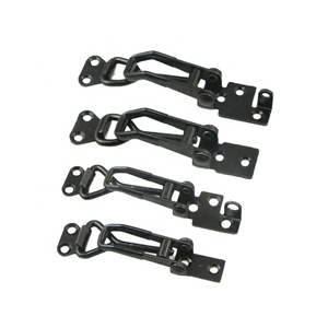 Marine 4002 Black Cabinet Adjustable Toggle Clamp Lock 122mm BUCKLE CLIP Hasp Draw Ship <b>Yacht</b> Boat Hardware Accessories Zinc Pla - Product Image 2