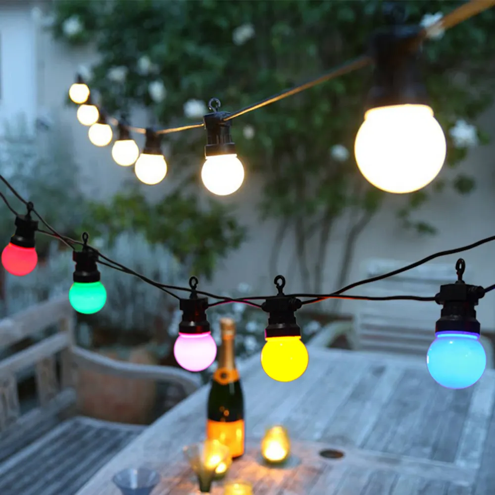 24M LED 30 Ball String Light Street Christmas Fairy Led Festoon Outdoor per Garden yard Party