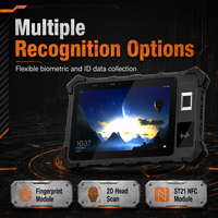Tableta Robusta IP65 con Android 13 GMS, Pantalla de 8 Pulgadas, Batería de 8000 mAh, NFC, RFID, 4G, GPS, BT5.0, Reconocimiento Facial, Software Personalizado, Inspección de Campo, OEM