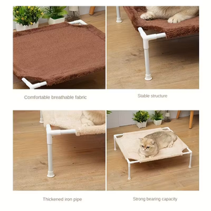 Lit de tente confortable pour chat coccinelle rouge avec jouets suspendus ludiques-<span class=keywords><strong>Hamac</strong></span> pour chat en nylon doux pour le plaisir - Product Image 3