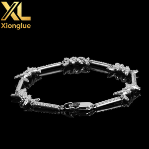 Hip Hop 2.5mm Zircon <b>Bracelet</b> Men Tennis Dainty Fine Chain Link <b>Bracelets</b> Women Designer Fashion Charm <b>Bracelets</b> Wholesale - Product Image 2