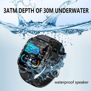Hombres Deportes al aire libre <span class=keywords><strong>Reloj</strong></span> inteligente Dispositivos portátiles BT Llamada 3ATM <span class=keywords><strong>Reloj</strong></span> impermeable - Product Image 4