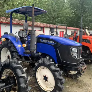 Kullanılan çiftlik tarım makinaları ve ekipmanları massey ferguson yto lovol iseki df kubota 4x4 traktörler 4wd tarım için satış