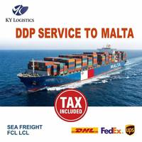 Agent maritime vers Malte, service logistique, transitaire Chine vers Valletta Birgu Qormi, fret maritime et aérien LCL FCL, meilleur transitaire mondial