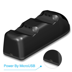 SYY kablosuz oyun Joystick şarj doku denetleyici USB çift şarj standı <span class=keywords><strong>PS4</strong></span> ince Pro oyun aksesuarları için - Product Image 4