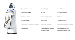 <span class=keywords><strong>Robot</strong></span> thông minh trong phòng triển lãm tư vấn kinh doanh ngân hàng tiếp tân tự trị thông minh - Product Image 6