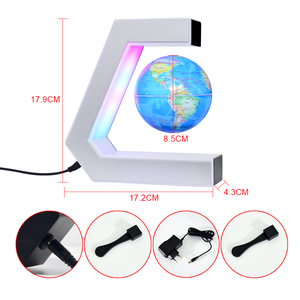 Globo a levitazione magnetica di piccolo diametro di nuova generazione a forma di <span class=keywords><strong>E</strong></span> con lampada - Product Image 4