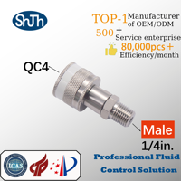 Raccord rapide Swagelok Type 316SS en acier inoxydable forgé haute pression, à connexion rapide et lisse, avec vis externe NPT femelle, pour plomberie, huile et gaz