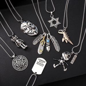 สร้อยคอแบรนด์อินเทรนด์ทำจากโลหะผสมอเนกประสงค์สำหรับผู้ชายสร้อยคอดีไซน์<span class=keywords><strong>ผีเสื้อ</strong></span>แนวสตรีทสไตล์ฮิปฮอปเครื่องประดับสเวตเตอร์สำหรับทุกเพศ - Product Image 1