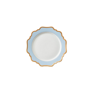 Luxury Light Blue Porcelain Charger Plate Restaurant Use Elegant <b>Dinner</b> Dishes Dessert Plates Manufactured Hotels Banquets Home - Product Image 6