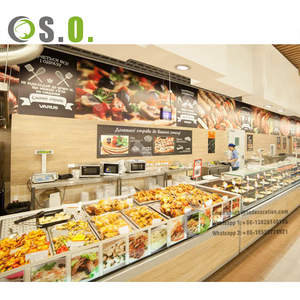 Supermarket <b>Shelves</b> Wooden <b>Shelves</b> Store Shelf Adjustable <b>Wood</b> Gondola Shelving - Product Image 2