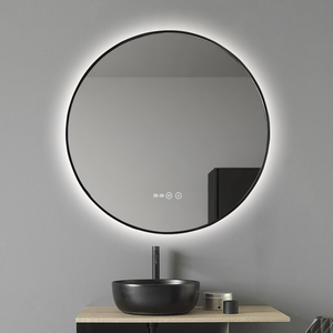 <span class=keywords><strong>Miroir</strong></span> <span class=keywords><strong>de</strong></span> salle <span class=keywords><strong>de</strong></span> bain LED rond personnalisé <span class=keywords><strong>de</strong></span> 60 <span class=keywords><strong>cm</strong></span>, décoration murale, lampe intelligente avec fonction d'éclairage - Product Image 6