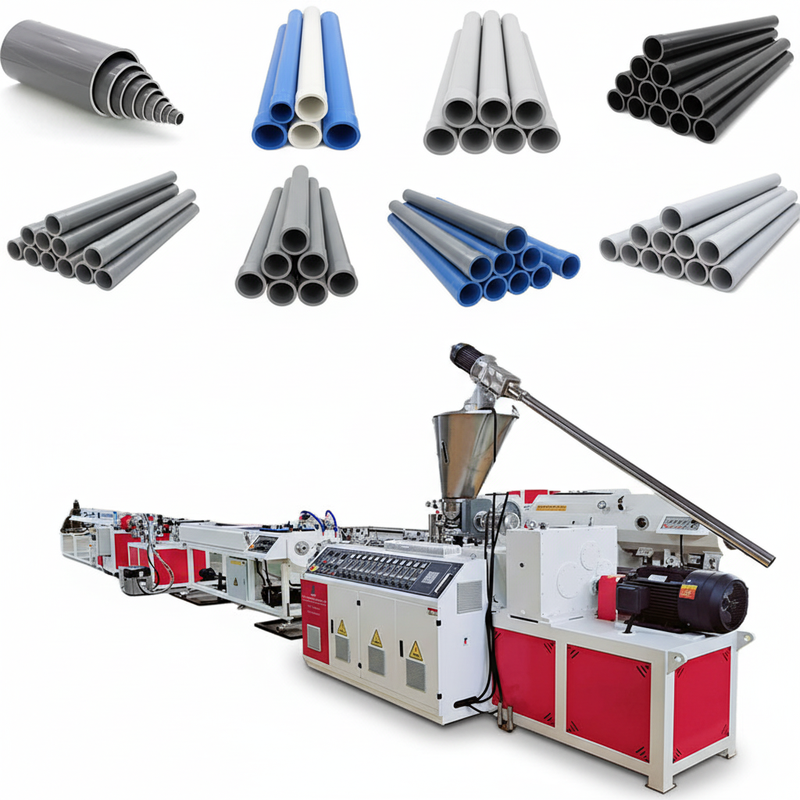 High Efficiency PP PVC Pipe Extrusion
