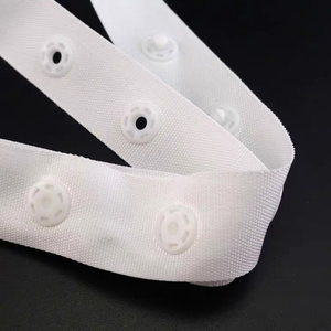 Vải vải <span class=keywords><strong>Polyester</strong></span> Snap Nút băng cho phụ kiện may mặc - Product Image 3