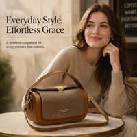 Sac carré en cuir PU de luxe léger pour femme, sac à main polyvalent à porter à l'épaule ou en bandoulière, idéal pour le quotidien, les soirées et les voyages