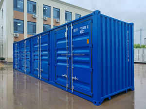 Contenedor de Envío Estándar ISO Nuevo de Fábrica en China, Económico, Personalizado, de 20 Pies, 20ft, 40 Pies, 40HC, de Alta Capacidad, con Apertura Lateral, para Carga General - Product Image 2