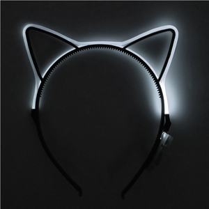 Serre-tête LED Oreilles de Chat Sept Couleurs pour Soirée, Concert, Masquerade, Cosplay, Accessoire Cheveux Demoiselle d'honneur, Accessoire de Fête - Product Image 3