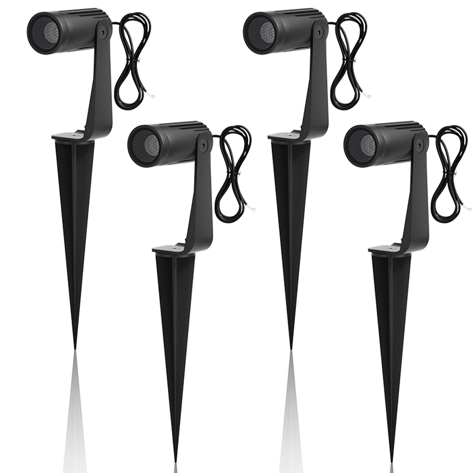 Garden Aluminum LED Lawn Light IP67 Outdoor Landscape Spotlight 3W Water-Resistant Spike Light
