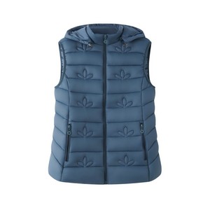<span class=keywords><strong>Gilet</strong></span> matelassé sans manches à <span class=keywords><strong>capuche</strong></span> pour femme, fermeture éclair, rembourré, automne-hiver - Product Image 1