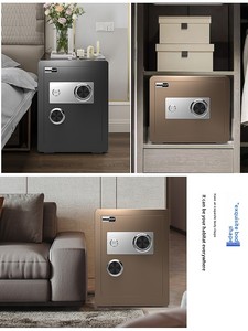 Onnais lớn tất cả các thép chống trộm cơ khí mật khẩu an toàn với chìa khóa khóa Khóa nhập ký gửi hộp cho nhà hoặc khách sạn sử dụng - Product Image 5