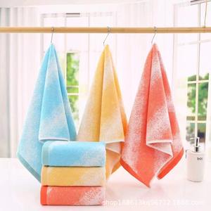 Nueva Toalla de Algodón Puro 16 Sailuo Jacquard con Degradado de Arcoíris, Toalla Facial Suave y Absorbente para Parejas, Regalo Corporativo, Venta al por Mayor - Product Image 3