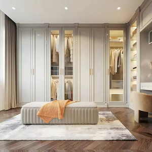 Hiện đại đôi cửa trượt tủ quần áo 2 nhân đôi treo đường ray kệ lưu trữ tủ cho phòng ngủ - Product Image 4