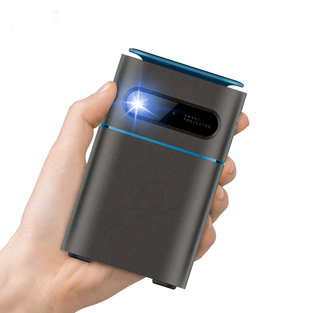 [BLITZWOLF Wal Mart Hot DLP Projector]Original Factory Mini Portable Pocket DLP LED 1080P Android Smart Outdoor Home Projector