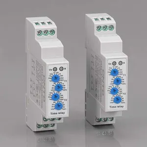 CNTD CDT6-S216W Miniature Cycle Delay Timer Time Relay IP20 Protection Level AC/DC 12-240V 50-60Hz With Epoxy Protection