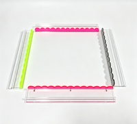 Support de Mahjong en Acrylique Haute Transparence avec 4 Ensembles de Tuiles Magnétiques Classiques