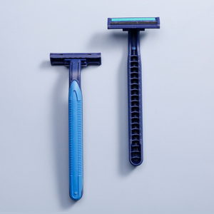 Rasage Rasoir Poignée En Plastique <span class=keywords><strong>Face</strong></span> Nord Sacs Latéraux En Plastique De Haute Qualité En Acier Inoxydable Personnalisé Double Lame - Product Image 4