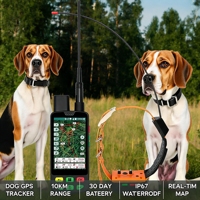 Sistema de Rastreo GPS y Entrenamiento para Perros Todo en Uno, Collar de Caza Impermeable para Múltiples Perros