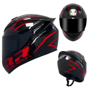 Knight Helmet Men's Motorcycle Full Helmet Motorcycle Personality Safety 4 Seasons Winter Bluetooth Universal Helmet