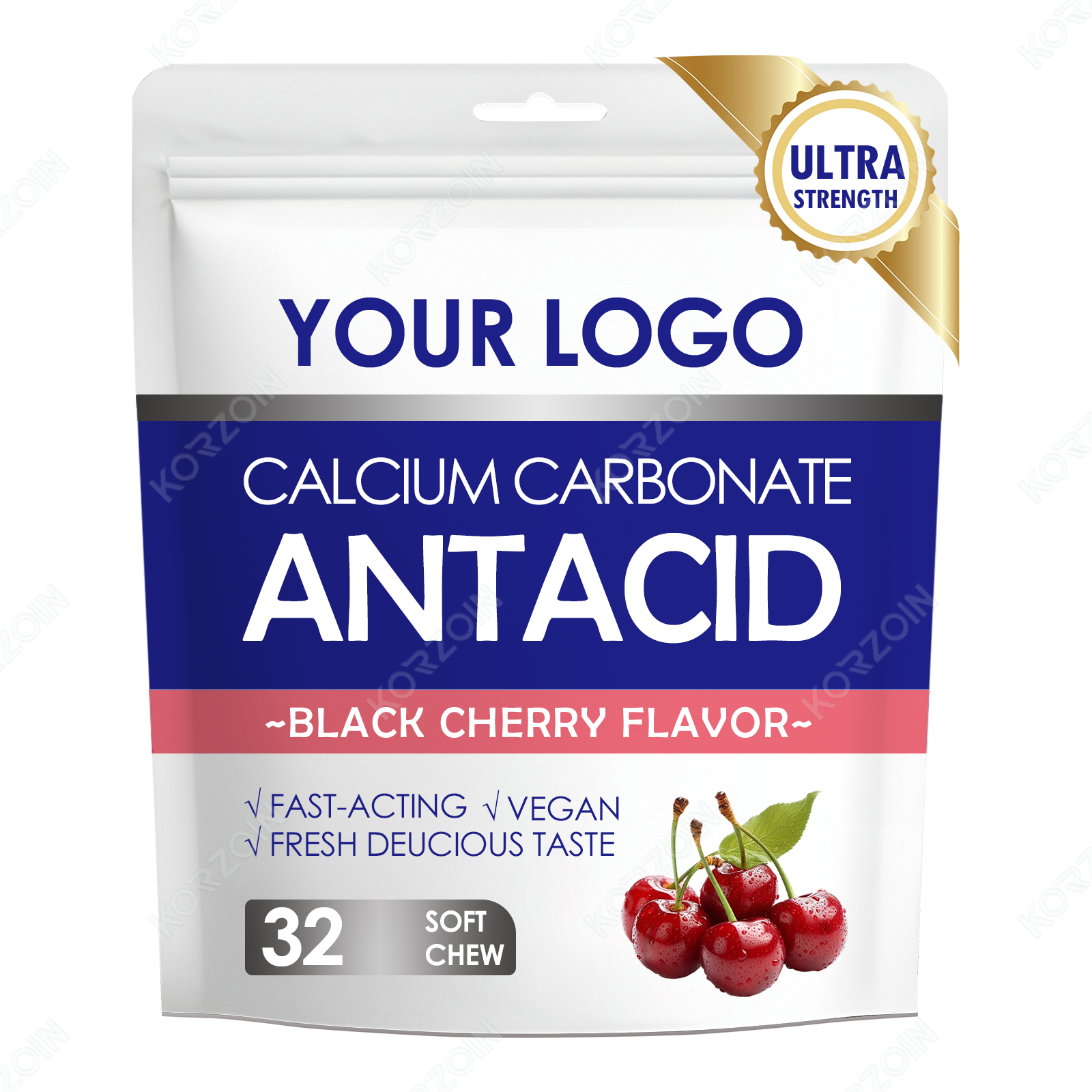 04# OEM BLACK CHERRIES ANTACID SOFT CHEW