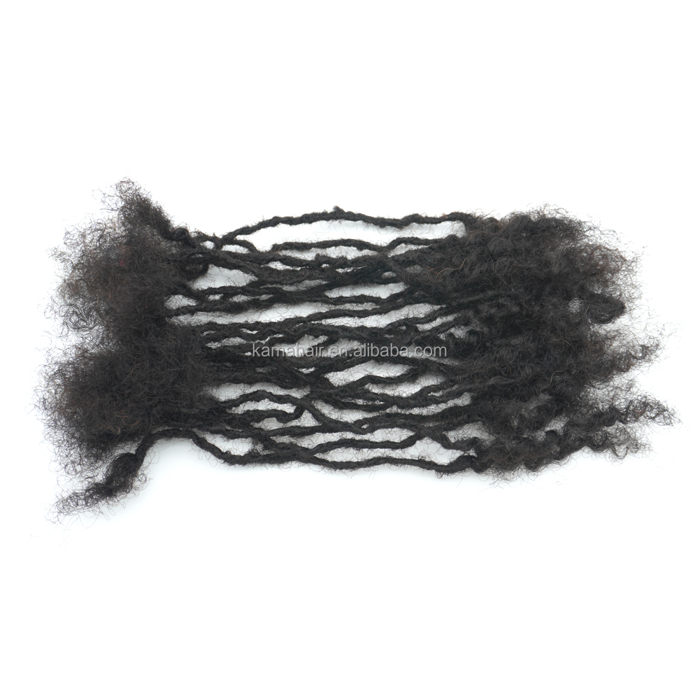 KAMA Indian Hair Remy High Quality Curly Ends Dreadlock Extensions Handmade Customizable Wholesale Detail Section 5