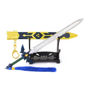 Vente en gros pu arme 22cm épée en métal la légende de zelda souffle des larmes sauvages du royaume lien Master Sword