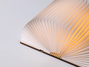 Lampada LED Pieghevole a Forma di Libro con Logo Personalizzato, Batteria Type-C, Luce Notturna da Comodino, Decorazione per Libreria e Scrivania - Product Image 3