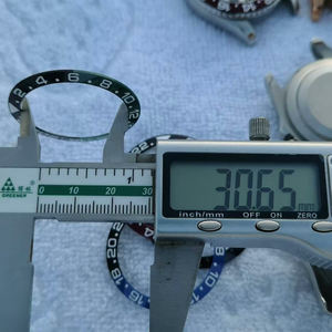 Inserto de Bisel Inclinado de Cerámica de 38 mm x 30,6 mm, Repuesto Compatible con Cajas de Reloj de 40,5 mm, Accesorios - Product Image 3