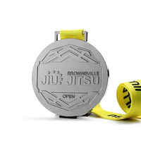 Médaille sportive personnalisée en alliage de zinc 3D, fabrication directe usine, pour Judo, Kung Fu, Boxe, Karaté, Édition Été
