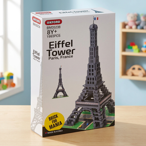 Blocs de construction de la Tour Eiffel OXFORD en plastique ABS, jouet de construction, modèle d'architecture européenne célèbre - Product Image 3